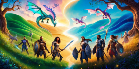 Merging Realms: A Creative Convergence of Adventure and Fantasy