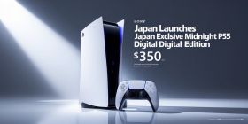 Sony Launches Japan-Exclusive Midnight PS5 Digital Edition at $350 Price