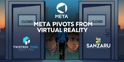 Meta Pivots from Virtual Reality as Twisted Pixel and Sanzaru Close Their Doors